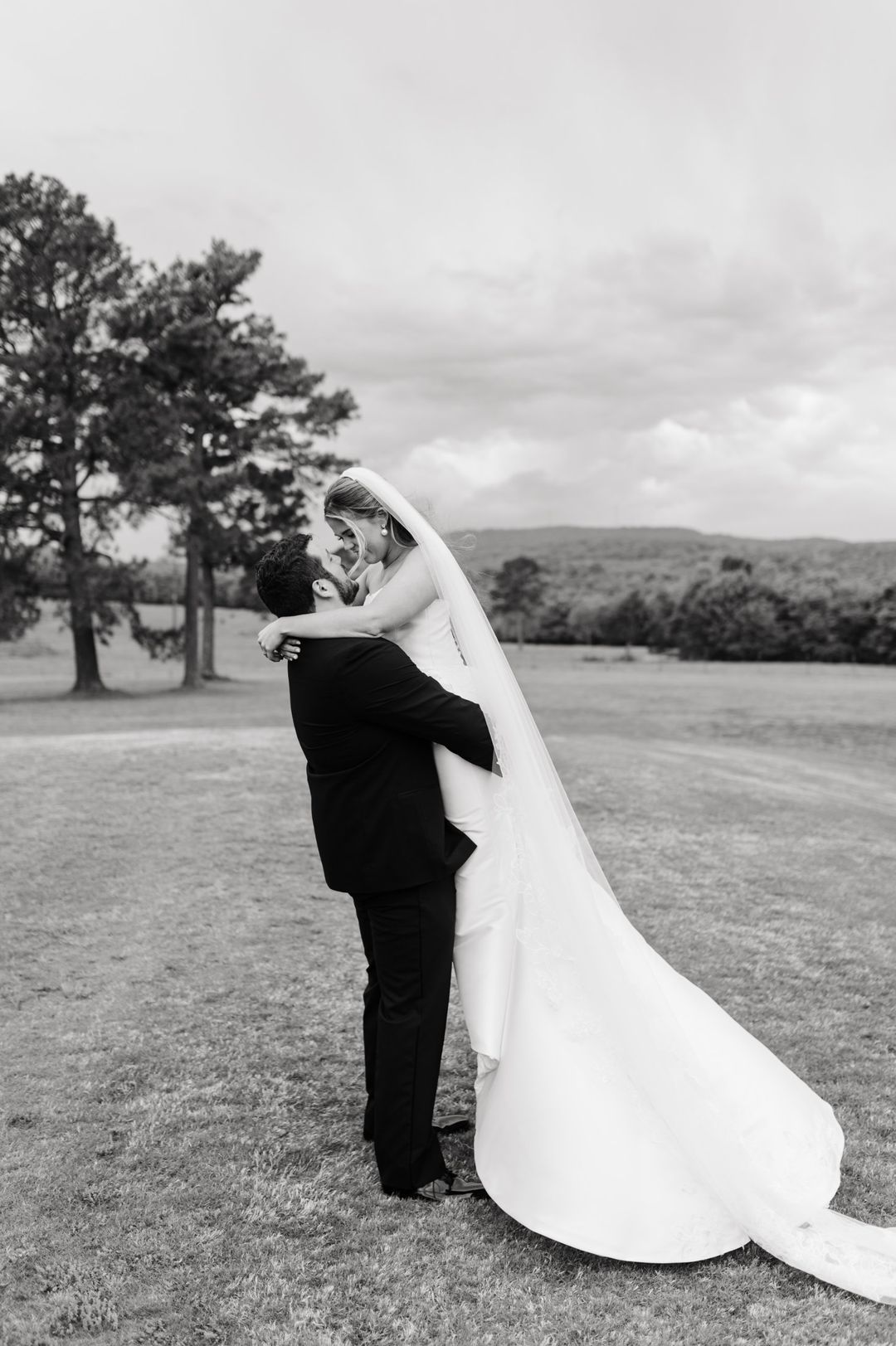 real bride lily in woodrow satin fit and flare sheath strapless wedding dress with lace detail and detachable overskirt