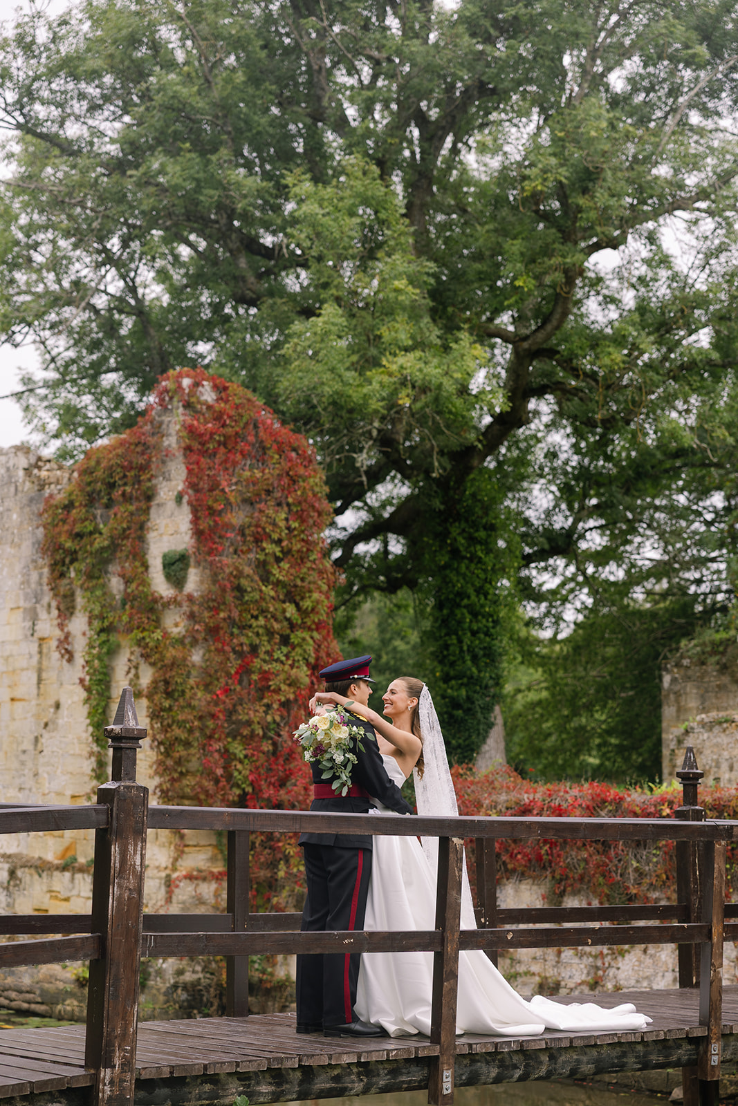 Real Bride in Noon A-line ballgown satin mikado clean wedding dress